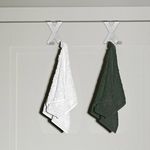 Casa si Gradina - Mobilier - Organizare si depozitare - Cuiere - Carlige din Otel Inoxidabil pentru Usa si Dulapuri, 2 buc, 5x6.5 cm - Infinity.ro
