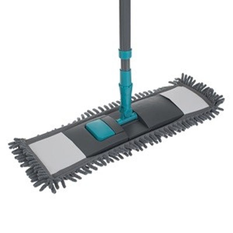 Casa si Gradina - Sanitare - Cazi si cabine de dus - Accesorii cada - Mop Plat cu Microfibre Chenille, 45x16cm, Coada Extensibila 70-120cm - Infinity.ro