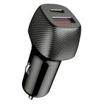 Auto si Moto - Intretinere auto - Huse auto - Incarcator Auto 48W, 2 Porturi USB & Type-C, Negru - Infinity.ro