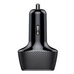 Auto si Moto - Intretinere auto - Huse auto - Incarcator Auto 48W, 2 Porturi USB & Type-C, Negru - Infinity.ro
