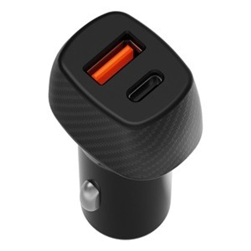 Auto si Moto - Intretinere auto - Huse auto - Incarcator Auto 48W, 2 Porturi USB & Type-C, Negru - Infinity.ro