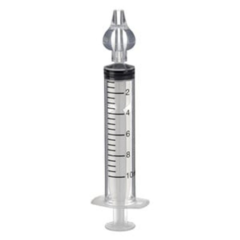 Jucarii, Copii si Bebe - Igiena si ingrijire - Accesorii ingrijire copii - Aspiratoare nazale si accesorii - Irigator nazal tip seringa cu varf din silicon, 10 ml, pentru sugari si copii - Infinity.ro