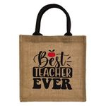 Market - Cadouri - Cadouri personalizate - Sacosa de Iuta cu Manere, 30x11x30cm - Infinity.ro