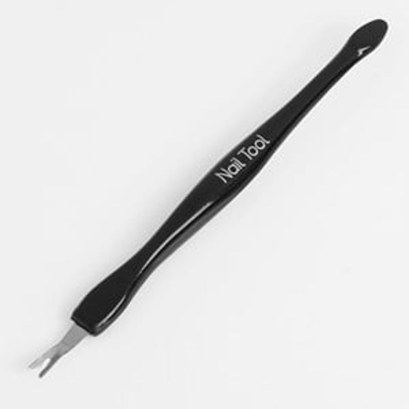 Ingrijire personala si Cosmetice - Aparate & accesorii ingrijire personala - Aparate cosmetice - Aparate pentru manichiura-pedichiura - Instrument pentru cuticule cu varf din otel inoxidabil, Negru, 11,5 cm - Infinity.ro