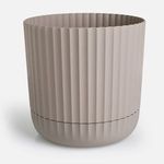 Casa si Gradina - Gradinarit si plante - Plante si ghivece - Ghivece si suporturi - Ghiveci Flori din Plastic cu Farfurie Integrata Bej - Set de 4 - Infinity.ro
