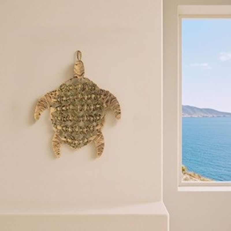 Casa si Gradina - Bucatarie si vesela - Accesorii bar - Paie si decoratiuni cocktail - Decoratiune de Perete Broasca Testoasa cu Model Impletit 3D - Infinity.ro