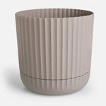 Casa si Gradina - Gradinarit si plante - Plante si ghivece - Ghivece si suporturi - Ghiveci Flori din Plastic cu Farfurie Integrata Bej - Set de 4 - Infinity.ro