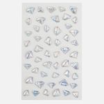 Casa si Gradina - Decoratiuni - Stickere decorative - Stickere acrilice holografice cu model diamant, argintii, autocolante decorative - Infinity.ro