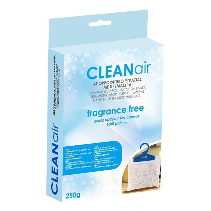 Electronice si Electrocasnice - Climatizare si sisteme de incalzire - Aparate filtrare aer - Dezumidificatoare - Saculet Dezumidificator Pasiv cu Umeras, Inodor, 250g - Infinity.ro