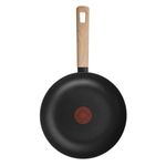 Casa si Gradina - Bucatarie si vesela - Vase pentru gatit - Tigai si seturi - Tigaie antiaderenta cu indicator de temperatura, 28 cm, neagra - Infinity.ro