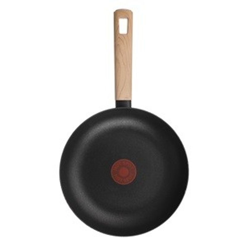 Casa si Gradina - Bucatarie si vesela - Vase pentru gatit - Tigai si seturi - Tigaie antiaderenta cu indicator de temperatura, 28 cm, neagra - Infinity.ro