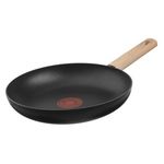 Casa si Gradina - Bucatarie si vesela - Vase pentru gatit - Tigai si seturi - Tigaie antiaderenta cu indicator de temperatura, 28 cm, neagra - Infinity.ro