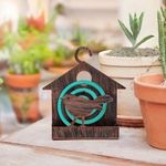 Market - Curatenie si intretinere casa - Produse menaj - Insecticide si capcane - Suport Metalic Bronz cu Design Casa cu Pasare pentru Spirale Anti Tantari - Infinity.ro