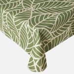 Casa si Gradina - Textile si covoare - Textile bucatarie - Fete de masa - Fata de masa plastifiata, 180x140cm, Verde cu model frunze - Infinity.ro