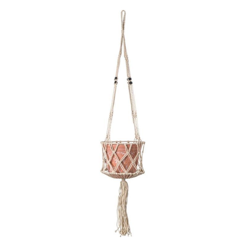 Casa si Gradina - Gradinarit si plante - Plante si ghivece - Ghivece si suporturi - Suport Suspendabil Macrame pentru Ghiveci - Stil Boho - Infinity.ro