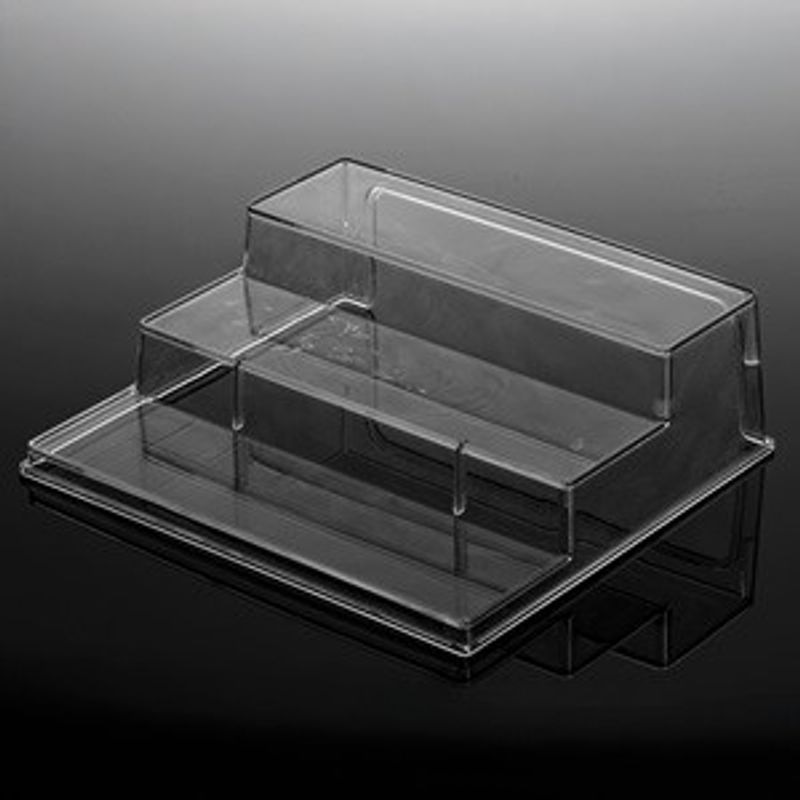 Casa si Gradina - Bucatarie si vesela - Ustensile bucatarie - Rasnite si dozatoare condimente - Raft cu 3 Nivele din Plastic Transparent pentru Condimente - Infinity.ro
