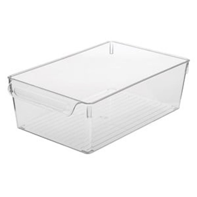 Casa si Gradina - Mobilier - Organizare si depozitare - Cutii depozitare - Cutie Organizator din Plastic Transparent cu Mâner, 20x32,5x10cm - Infinity.ro