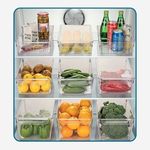 Casa si Gradina - Mobilier - Organizare si depozitare - Cutii depozitare - Cutie Organizator din Plastic Transparent cu Mâner, 20x32,5x10cm - Infinity.ro