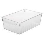 Casa si Gradina - Mobilier - Organizare si depozitare - Cutii depozitare - Cutie Organizator din Plastic Transparent cu Mâner, 20x32,5x10cm - Infinity.ro