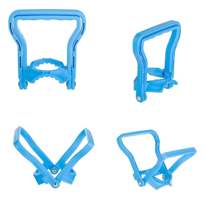 Casa si Gradina - Bucatarie si vesela - Cani si pahare - Sticle - Maner Albastru pentru Bidon/Sticla de Apa (pana la 19kg) - 12.5x13.5cm - Infinity.ro