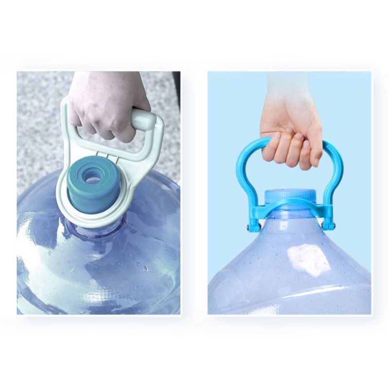 Casa si Gradina - Bucatarie si vesela - Cani si pahare - Sticle - Maner Albastru pentru Bidon/Sticla de Apa (pana la 19kg) - 12.5x13.5cm - Infinity.ro