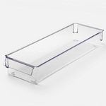 Casa si Gradina - Mobilier - Organizare si depozitare - Cutii depozitare - Organizator frigider din plastic transparent cu mâner, 36x10,5x5 cm - Infinity.ro