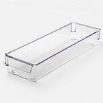 Casa si Gradina - Mobilier - Organizare si depozitare - Cutii depozitare - Organizator frigider din plastic transparent cu mâner, 36x10,5x5 cm - Infinity.ro