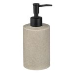 Ingrijire personala si Cosmetice - Igiena dentara - Periute de dinti clasice - Suport rotund pentru periute de dinti din polyresin, Bej cu dungi verticale, 7.5 x 15.5 cm - Infinity.ro