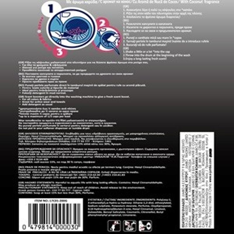 Market - Spalare si intretinere rufe - Produse intretinere textile - Balsam rufe - Capsule Parfumate pentru Rufe, 200g, Auriu - Infinity.ro