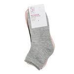 Fashion, accesorii si bijuterii - Femei - Lenjerie si pijamale femei - Sosete si ciorapi femei - Set de 5 Sosete Low Cut pentru Femei din Bumbac Blend - Infinity.ro