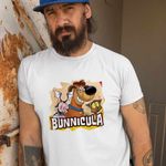 Fashion, accesorii si bijuterii - Barbati - Imbracaminte - Tricouri si bluze barbati - Tricou Barbati Bunnicula Draculas Vampirul Iepuras, alb, marime M - Infinity.ro
