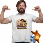 Fashion, accesorii si bijuterii - Barbati - Imbracaminte - Tricouri si bluze barbati - Tricou Barbati Bunnicula Draculas Vampirul Iepuras, alb, marime M - Infinity.ro