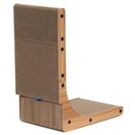 Petshop - Accesorii petshop - Jucarii animale - Ansambluri de joaca - Ansamblu de zgariat pentru pisici cu bila si catnip, 25x40x50 cm, maro - Infinity.ro
