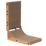 Petshop - Accesorii petshop - Jucarii animale - Ansambluri de joaca - Ansamblu de zgariat pentru pisici cu bila si catnip, 25x40x50 cm, maro - Infinity.ro