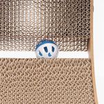 Petshop - Accesorii petshop - Jucarii animale - Ansambluri de joaca - Ansamblu de zgariat pentru pisici cu bila si catnip, 25x40x50 cm, maro - Infinity.ro