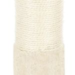 Petshop - Accesorii petshop - Jucarii animale - Ansambluri de joaca - Ansamblu de joaca pentru pisici, tip stalp de catarat pana la tavan, inaltime reglabila, 240 - 265 cm, bej - Infinity.ro