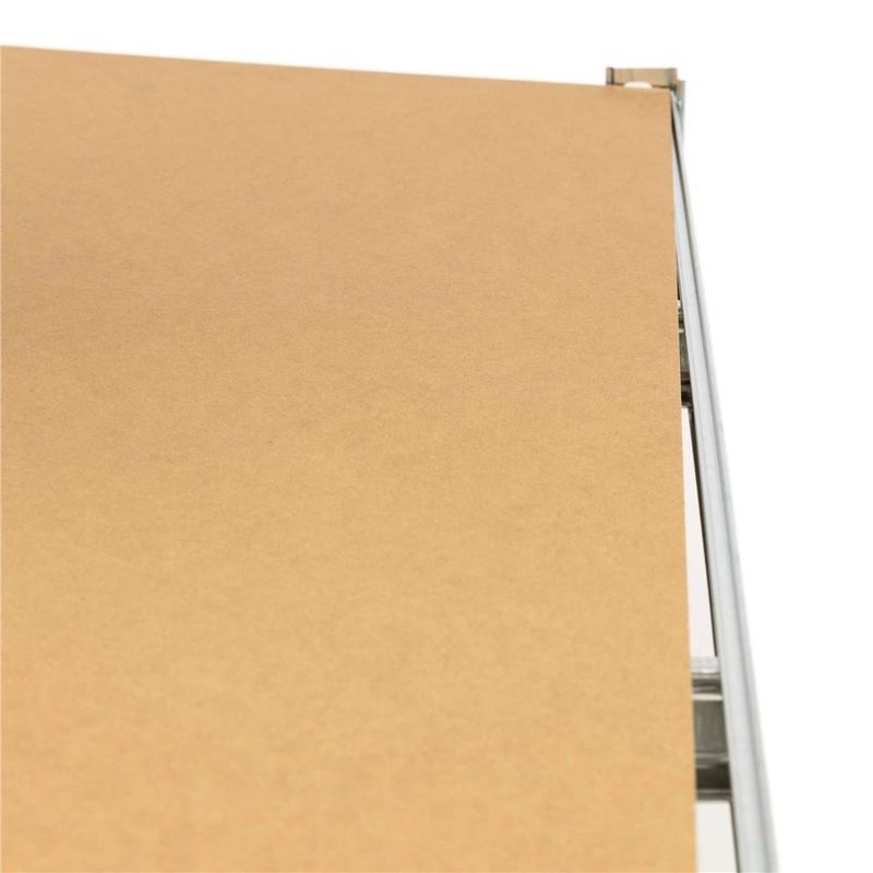 Casa si Gradina - Constructii - Depozitare, transport si protectie - Rafturi, fisete si vestiare - Raft metalic de depozitare cu 5 polite reglabile MDF, structura zincata, capacitate 1000 kg, 120x45x205 cm, gri - Infinity.ro
