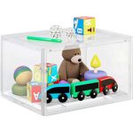 Casa si Gradina - Mobilier - Dulapuri si sifoniere - Dulapuri pantofi - Organizatoare pantofi, transparente cu usa frontala, stivuibile, PVC, 3 cutii x 36x28x22 cm, transparent - Infinity.ro