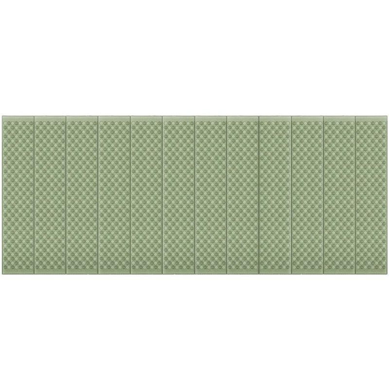 Sport si Outdoor - Camping - Saltele si accesorii pentru somn - Saltele camping - Saltea pliabila pentru camping sau plaja, 182x60 cm, spuma XPE, termoizolanta, pliere armonica, 12 segmente, verde - Infinity.ro