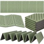 Sport si Outdoor - Camping - Saltele si accesorii pentru somn - Saltele camping - Saltea pliabila pentru camping sau plaja, 182x60 cm, spuma XPE, termoizolanta, pliere armonica, 12 segmente, verde - Infinity.ro