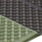 Sport si Outdoor - Camping - Saltele si accesorii pentru somn - Saltele camping - Saltea pliabila pentru camping sau plaja, 182x60 cm, spuma XPE, termoizolanta, pliere armonica, 12 segmente, verde - Infinity.ro