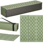 Sport si Outdoor - Camping - Saltele si accesorii pentru somn - Saltele camping - Saltea pliabila pentru camping sau plaja, 182x60 cm, spuma XPE, termoizolanta, pliere armonica, 12 segmente, verde - Infinity.ro