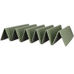 Sport si Outdoor - Camping - Saltele si accesorii pentru somn - Saltele camping - Saltea pliabila pentru camping sau plaja, 182x60 cm, spuma XPE, termoizolanta, pliere armonica, 12 segmente, verde - Infinity.ro