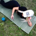 Sport si Outdoor - Camping - Saltele si accesorii pentru somn - Saltele camping - Saltea pliabila pentru camping sau plaja, 182x60 cm, spuma XPE, termoizolanta, pliere armonica, 12 segmente, verde - Infinity.ro