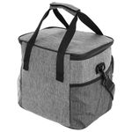 Sport si Outdoor - Camping - Bucatarie de camping - Cutii si genti frigorifice - Geanta termica 28L, cu curea ajustabila si 3 buzunare, 37x29x29 cm, gri - Infinity.ro
