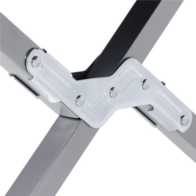 Sport si Outdoor - Camping - Saltele si accesorii pentru somn - Accesorii pentru somn camping - Pat pliant camping structura metalica cu husa transport, pliabil compact, max 150 kg, 190x74x42 cm, negru - Infinity.ro