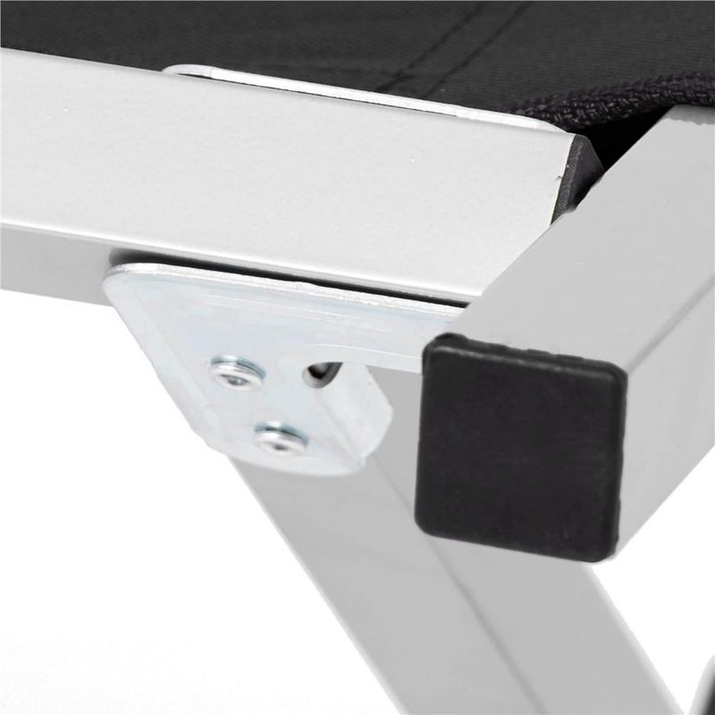 Sport si Outdoor - Camping - Saltele si accesorii pentru somn - Accesorii pentru somn camping - Pat pliant camping structura metalica cu husa transport, pliabil compact, max 150 kg, 190x74x42 cm, negru - Infinity.ro