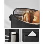 Market - Bacanie - Alte articole bacanie - Carucior de cumparaturi piata, pliabil, compartiment frigorific, multifunctional, 44x35x100 cm, negru - Infinity.ro