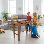Sport si Outdoor - Alte sporturi - Mese fusball - Masa fotbal copii 6 manere 18 jucatori structura mdf tabela, 69x35x62 cm, set complet, multicolor - Infinity.ro