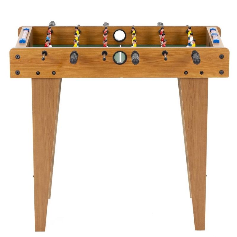 Sport si Outdoor - Alte sporturi - Mese fusball - Masa fotbal copii 6 manere 18 jucatori structura mdf tabela, 69x35x62 cm, set complet, multicolor - Infinity.ro